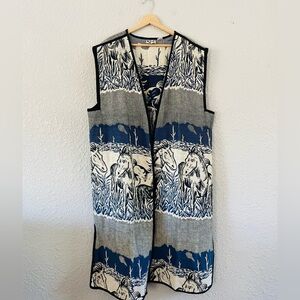 Vintage Southwestern Tapestry Vest